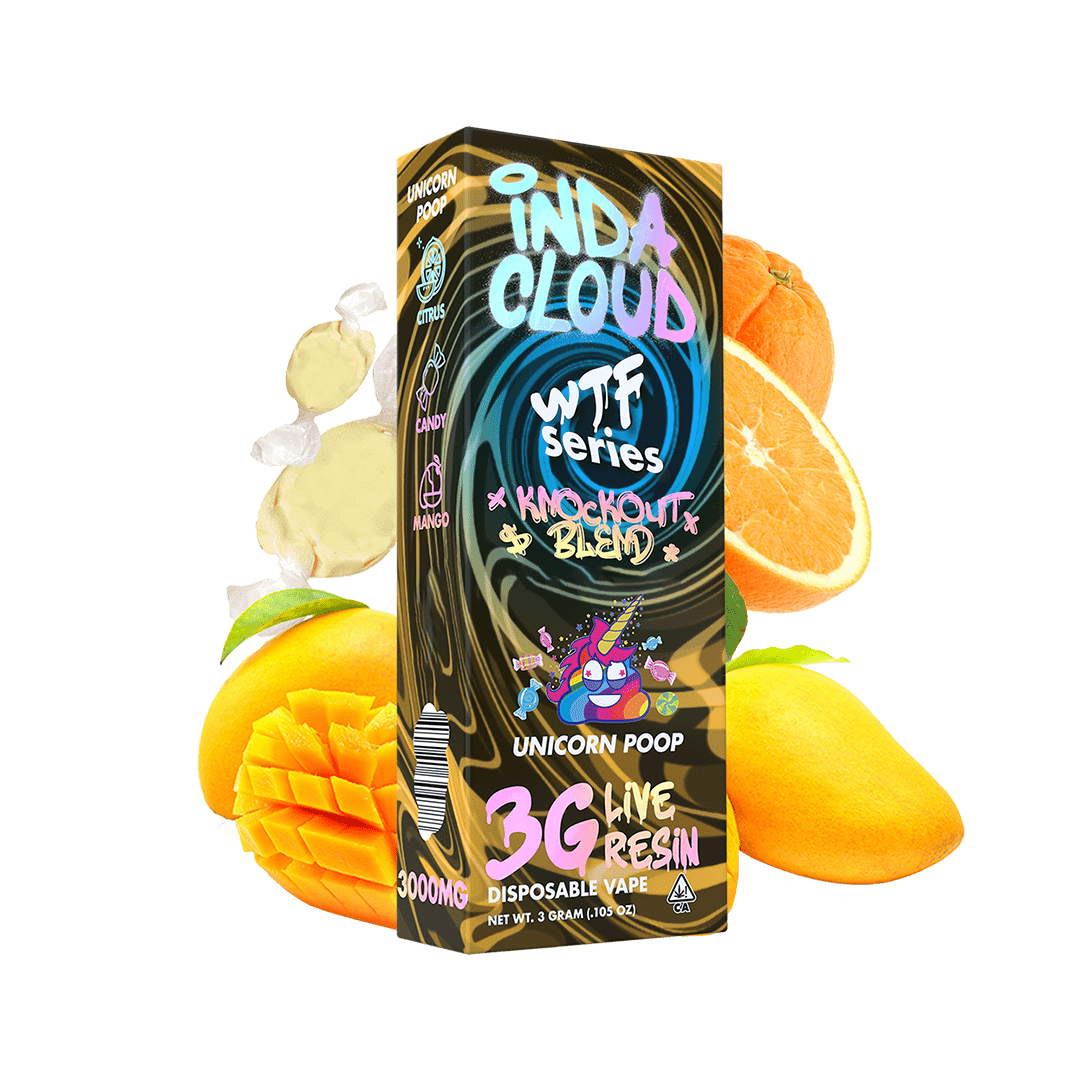 IndaCloud WTF SERIES 3g DISPOSABLE VAPE