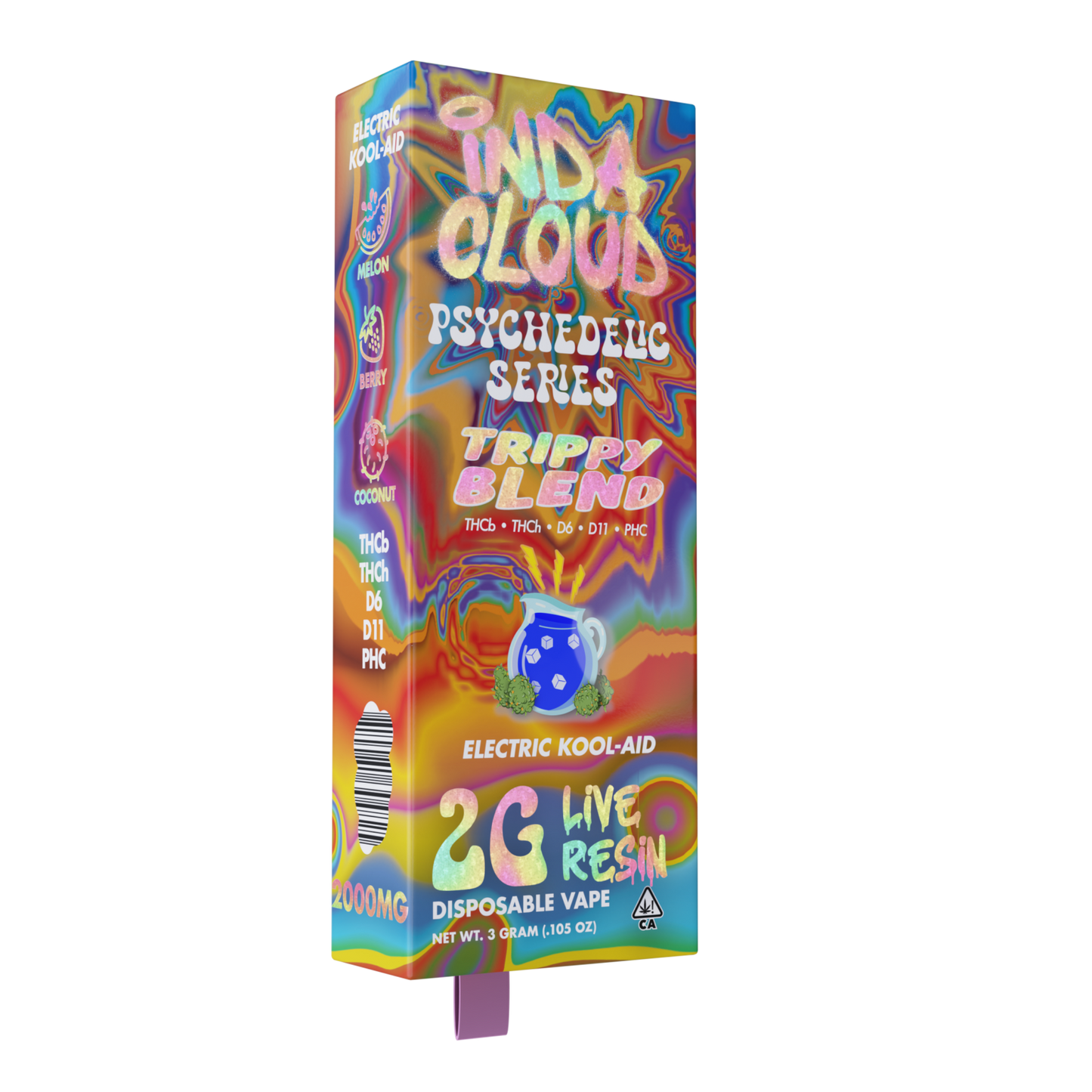 IndaCloud PSYCHEDELIC SERIES 2g DISPOSABLE VAPE