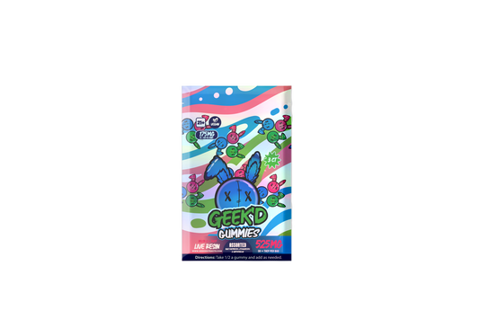 GEEK'D EXTRACTS LIVE RESIN 525mg ASST GUMMIES