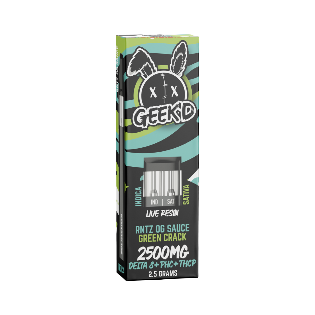 GEEK'D EXTRACTS 2 in 1 DISPOSABLE