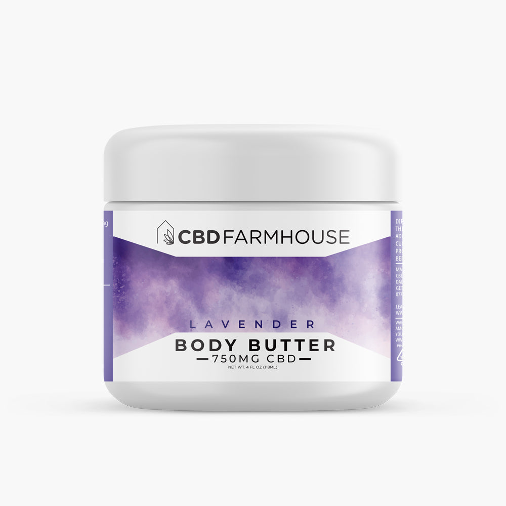 CBD FARMHOUSE - 750mg LAVENDER BODY BUTTER