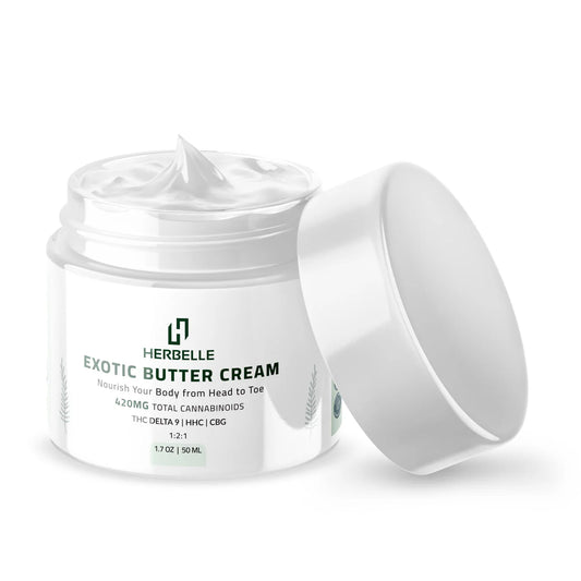 EXOTIC BODY BUTTER - DELTA 9 - CBG CREAM 420MG