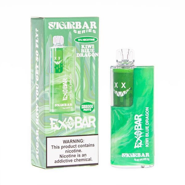 ExoBar X Sugar Bar Disposable Nicotine Vape 8000 Puffs (19mL)