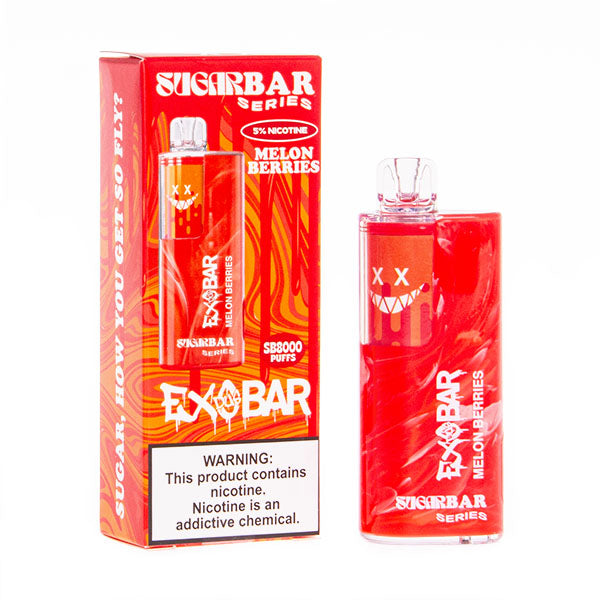 ExoBar X Sugar Bar Disposable Nicotine Vape 8000 Puffs (19mL)